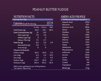 No-Nonsense Fermented Yeast Protein Peanut Butter Fudge