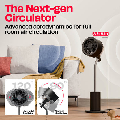 India's Most Silent Smart 3D Air Circulation Fan with NUUK App | HALO [v2 LNKD]