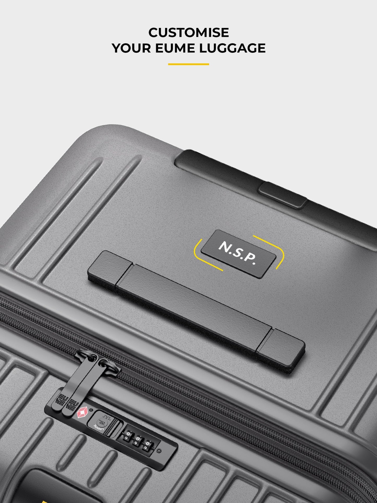 Trunk Check-In Plus- Volcanic Grey
