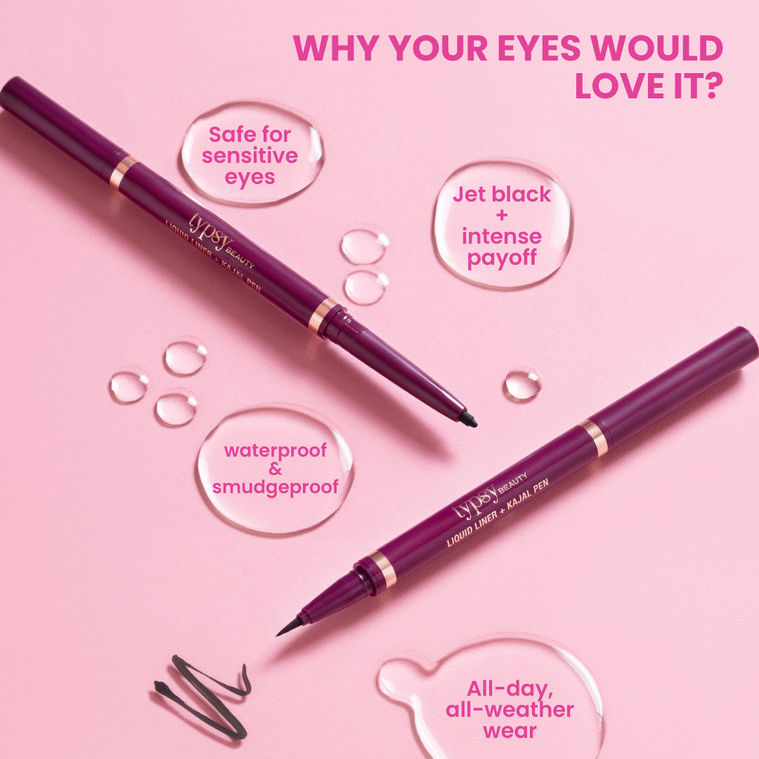 Double Shot Kajal + Eyeliner | Typsy at Broadway
