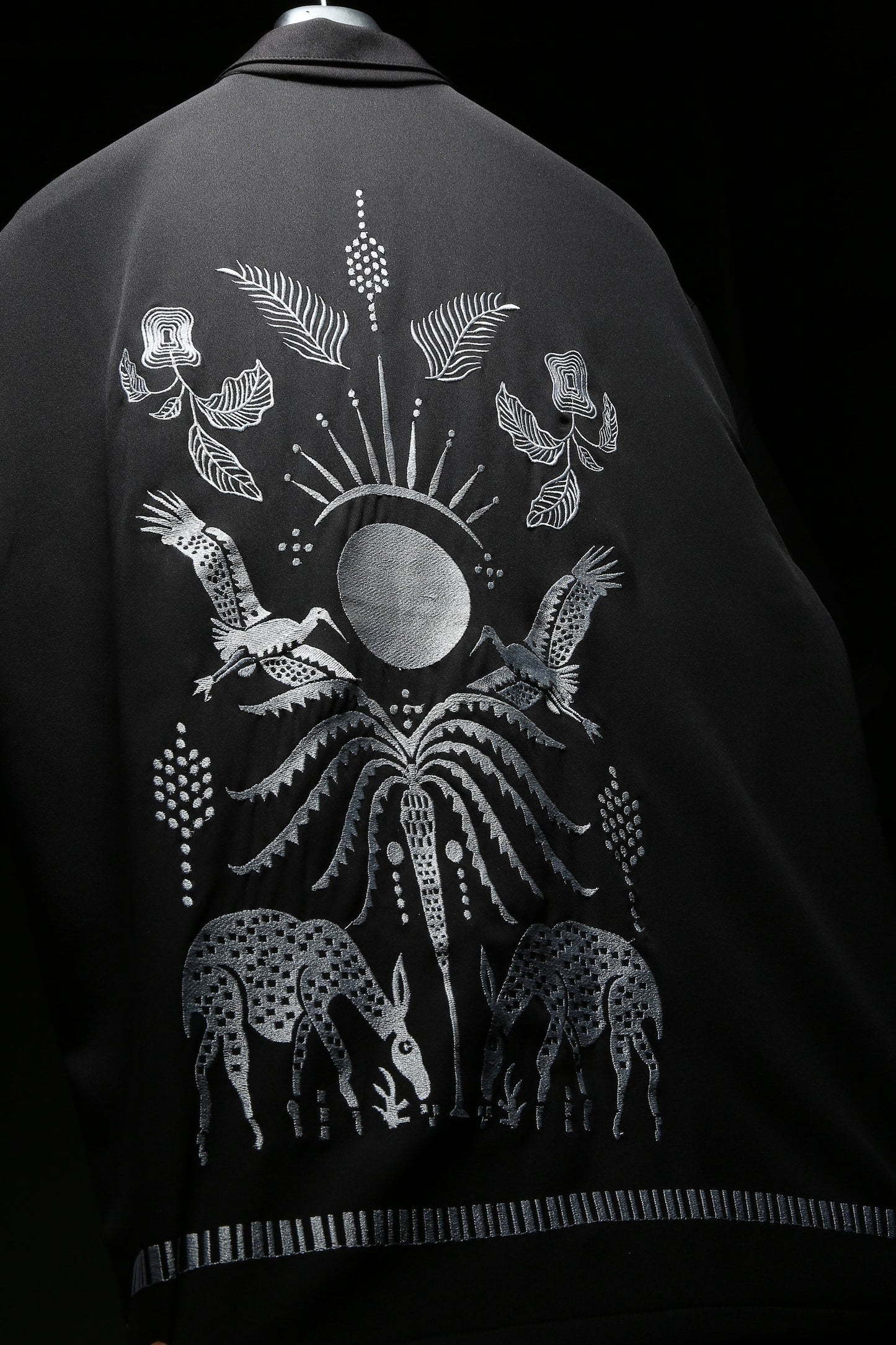 Sound of Silence Black Bowling Shirt