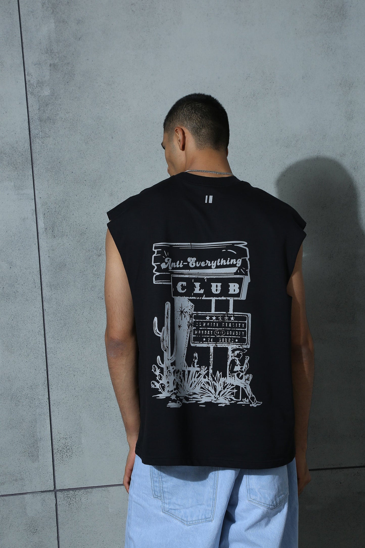 Anti-Everything Club Vest Black