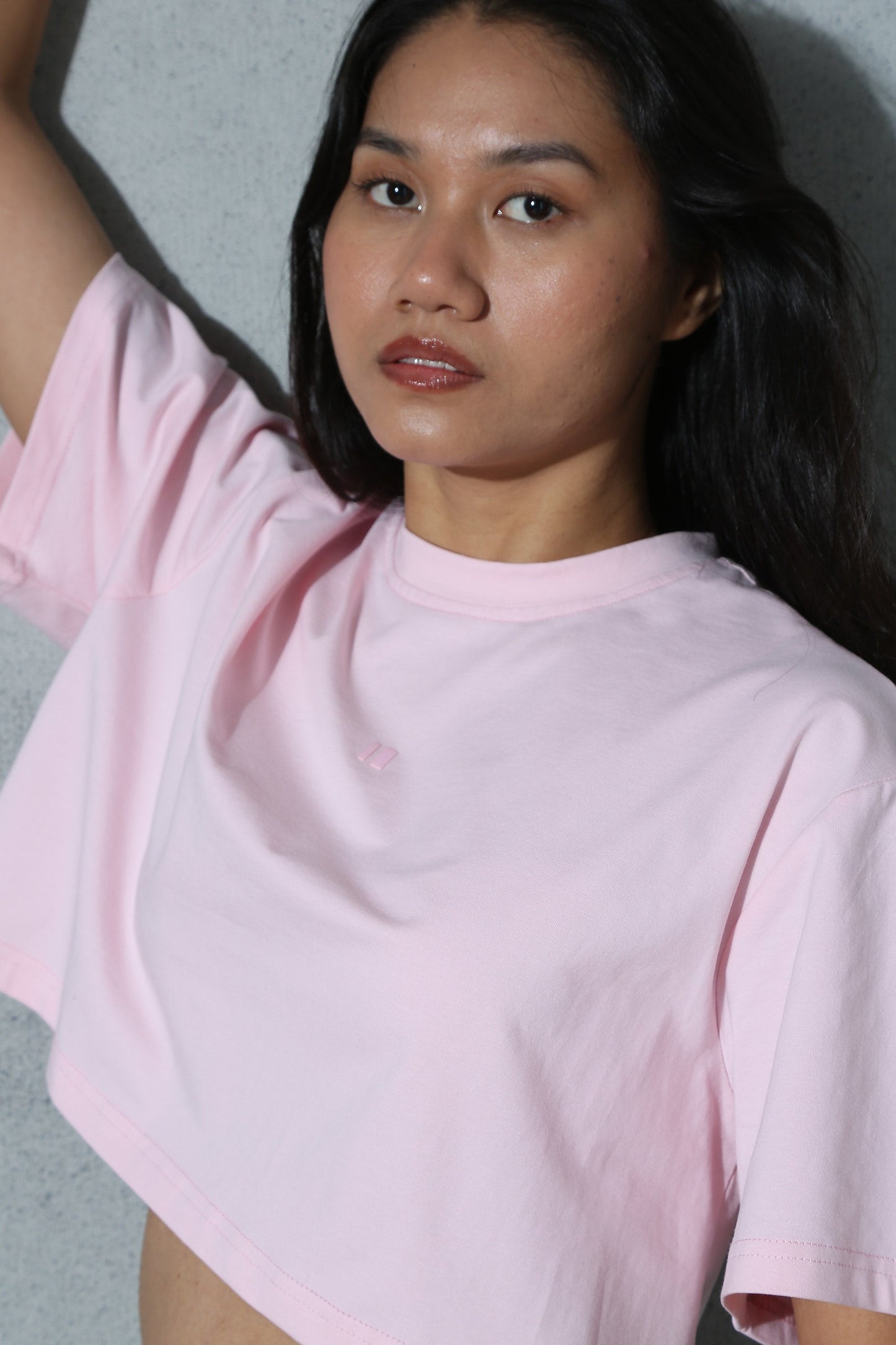 Cropped Tee Baby Pink