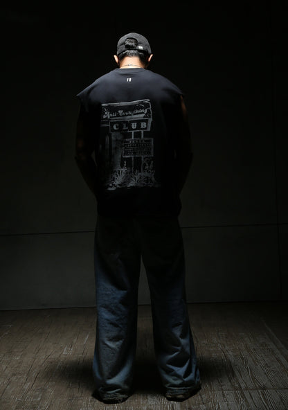Anti-Everything Club Vest Black