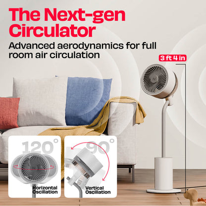 India's Most Silent Smart 3D Air Circulation Fan with NUUK App | HALO [v2 LNKD]