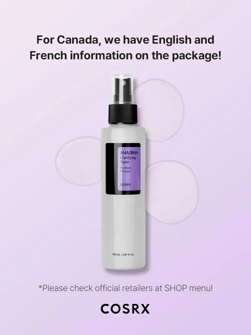 AHA/BHA Clarifying Treatment Toner - 5.07 fl.oz / 150ml | Cosrx at Broadway