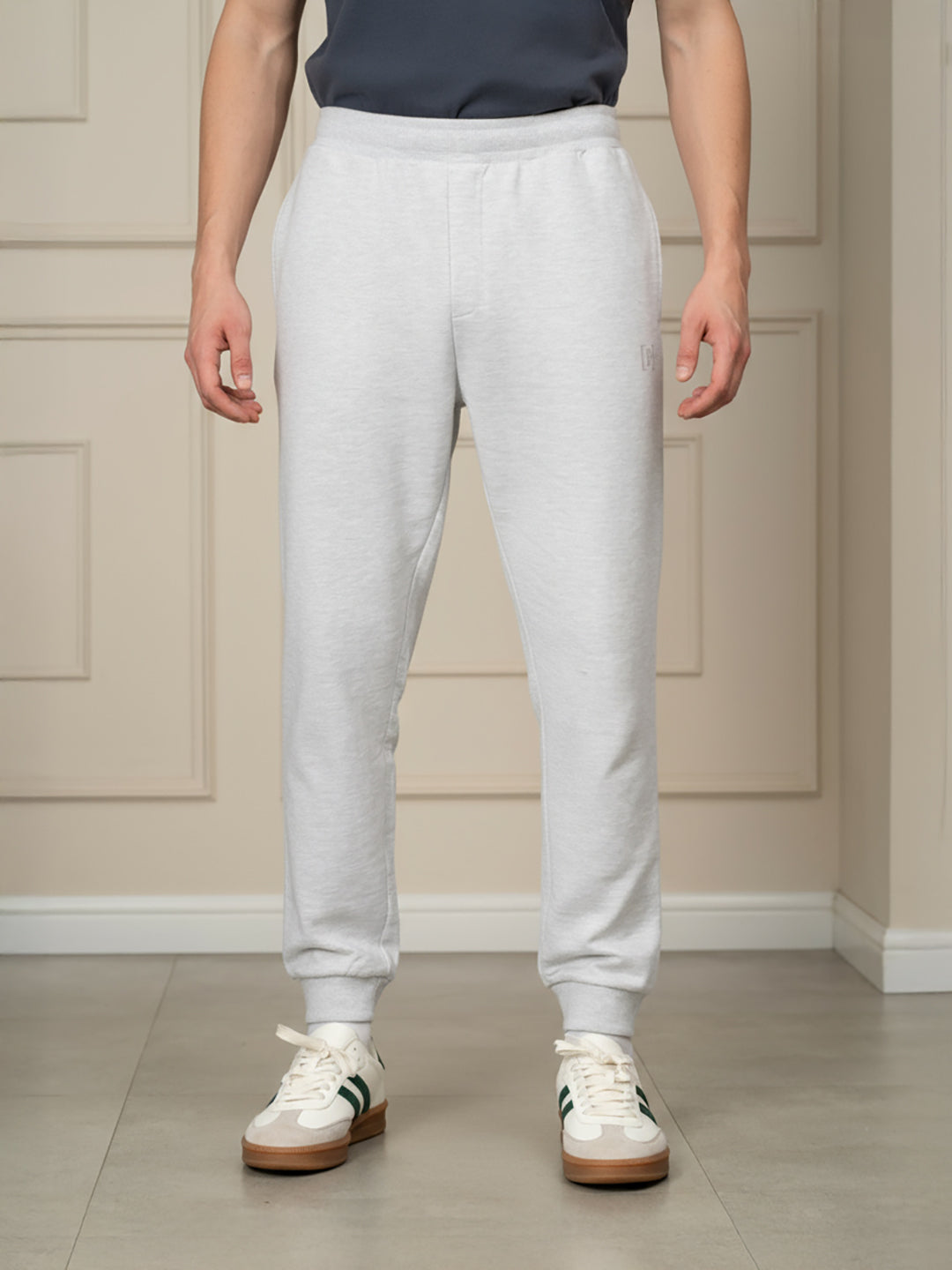 Axel Grey Tapered Fit Joggers