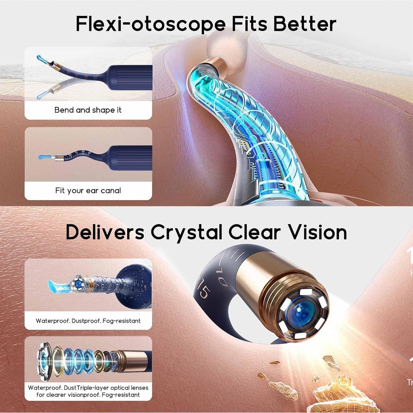 Manimo Smart Visual Ear Cleaner with ENT Kit