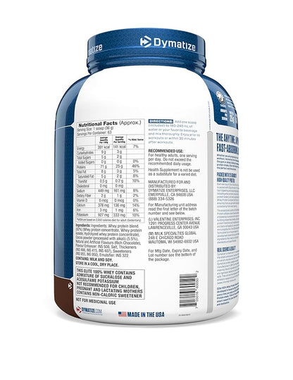 Dymatize Nutrition Elite 100% Whey Protein (Rich Chocolate)