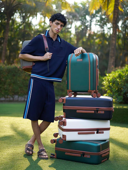 FUR JADEN  The Wayfarer Polycarbonate Travel Luggage Suitcase
