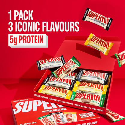 Superyou Protein Wafer Mini Bars - Assorted