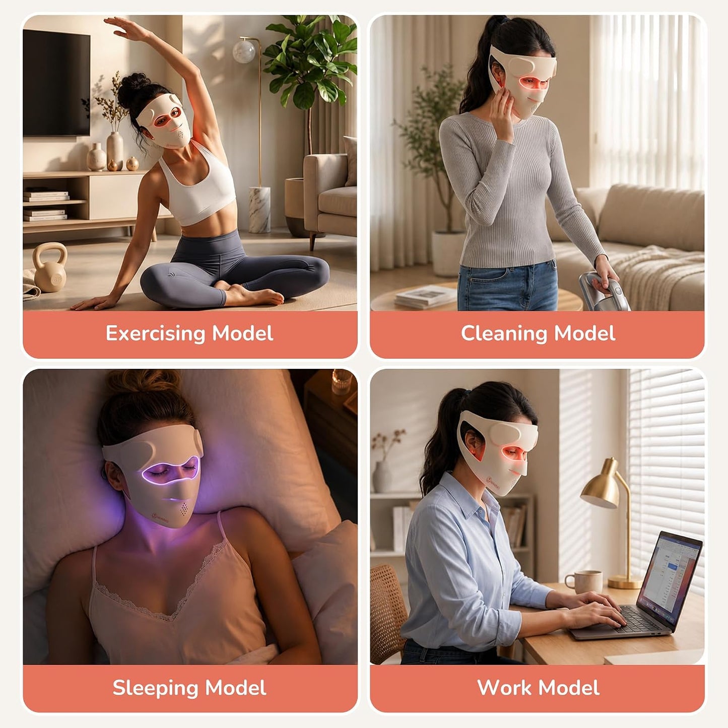 Manimo 4D LED Light Therapy Mask - Series 2