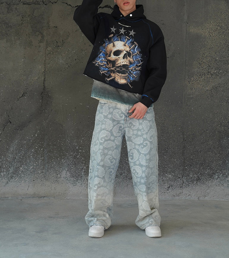 GRADIENT PAISLEY VALKYRE JEANS