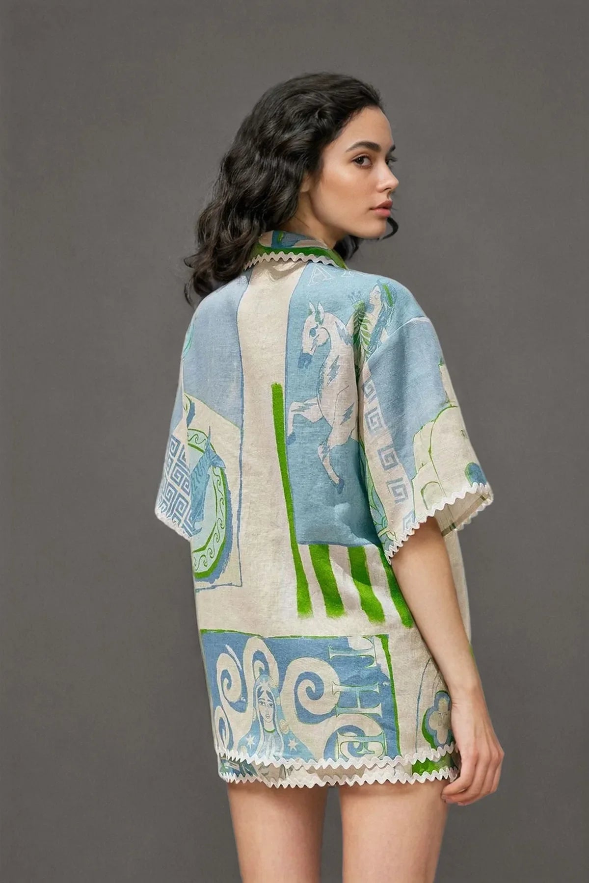 Tropical Printed Two Piece Set | ANNY at Broadway
