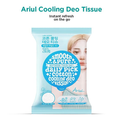 Ariul Smooth & Pure Cotton Cooling Deo Tissue