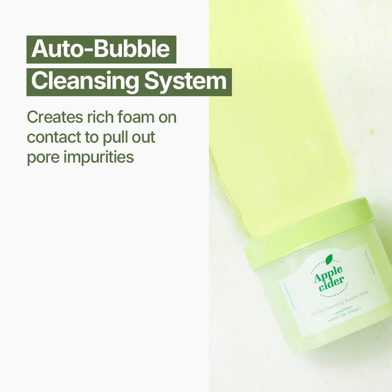 Ariul Apple Cider All Kill Cleansing Bubble Pads 60pads