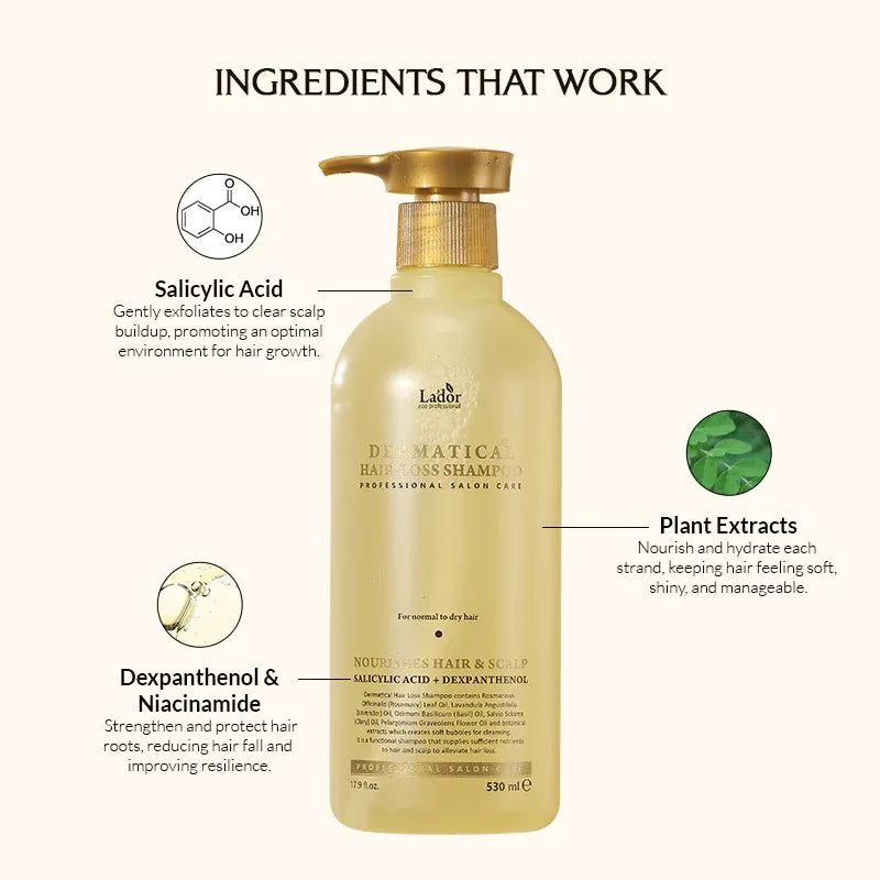Lador Dermatical Hair-Loss Shampoo (For Normal To Dry Hair)