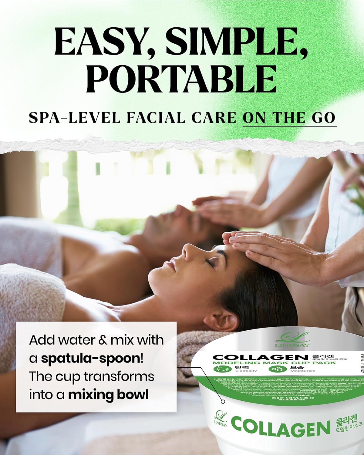 Lindsay Modeling Mask Cup Pack Collagen