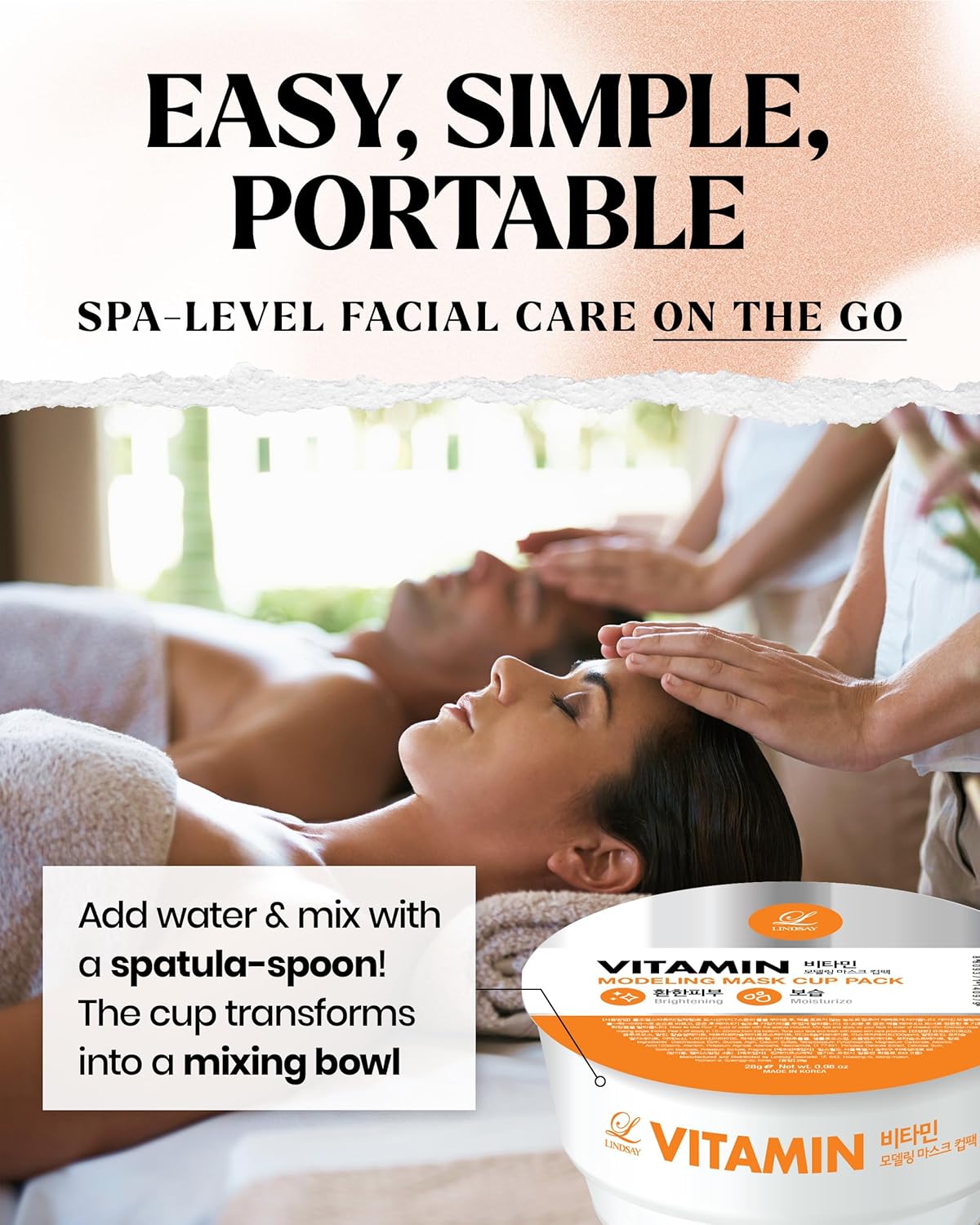 Lindsay Modeling Mask Cup Pack Vitamin