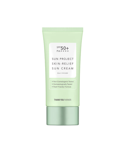 Thank You Farmer Sun Project Skin Relief Sun Cream SPF50+ PA++++