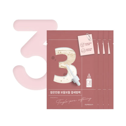 Numbuzin No.3 Tingle-Pore Softening Sheet Mask