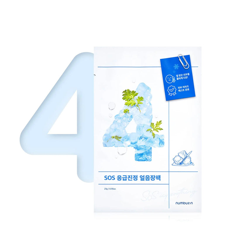 Numbuzin No.4 Icy Soothing Sheet Mask | Numbuzin at Broadway