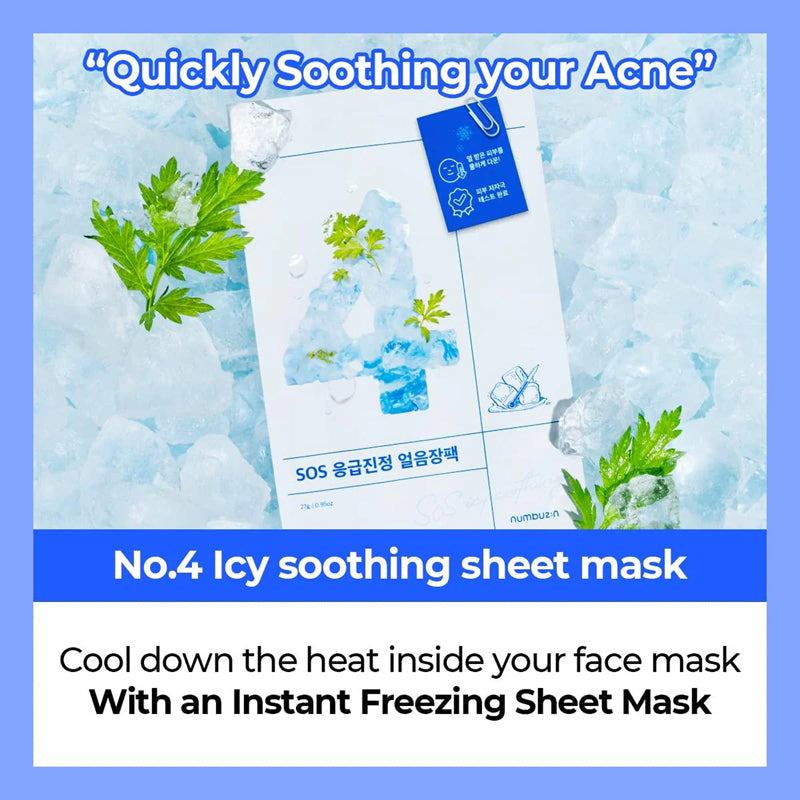 Numbuzin No.4 Icy Soothing Sheet Mask