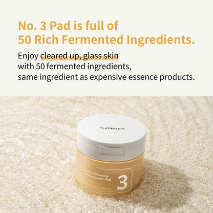 Numbuzin No.3 Radiance Glowing Jumbo Essence Pad | Numbuzin at Broadway