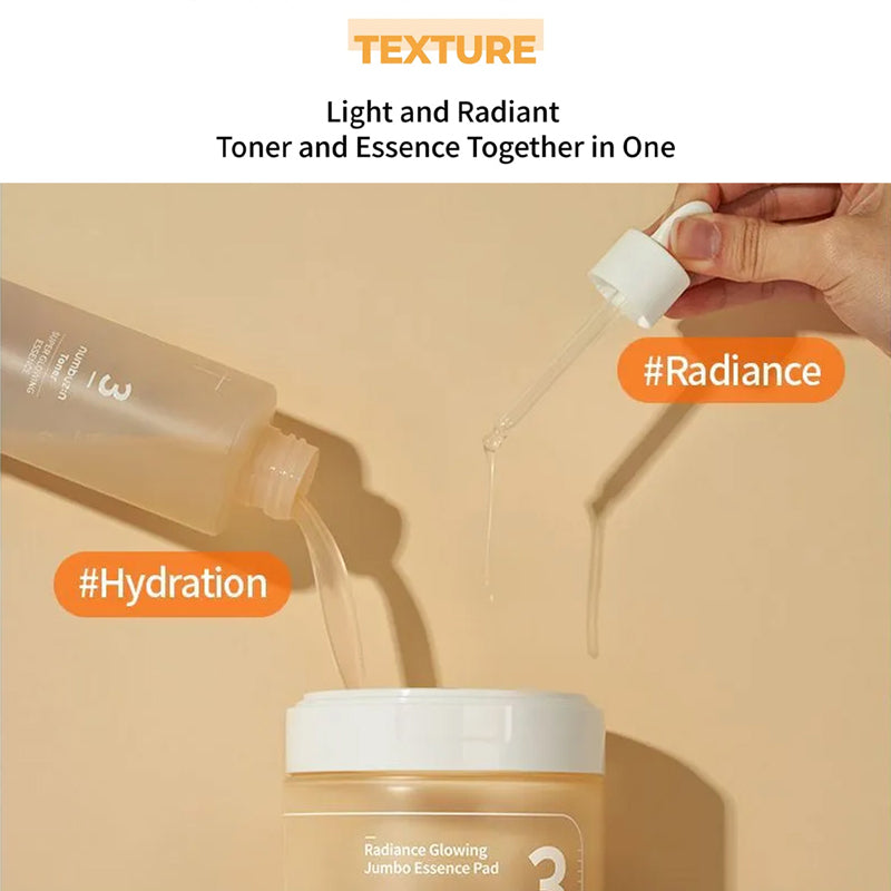 Numbuzin No.3 Radiance Glowing Jumbo Essence Pad | Numbuzin at Broadway