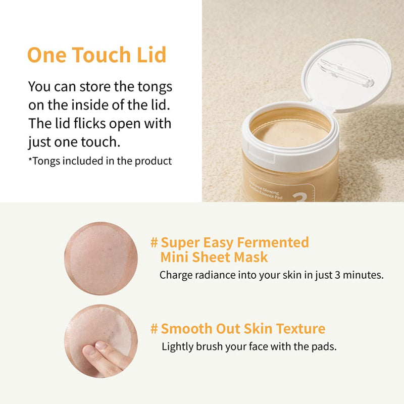 Numbuzin No.3 Radiance Glowing Jumbo Essence Pad | Numbuzin at Broadway