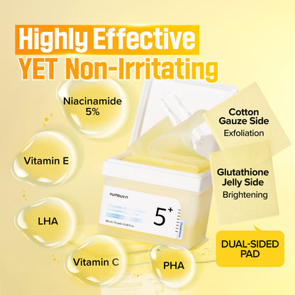 Numbuzin No.5 Vitamin-Niacinamide Concentrated Pad | Numbuzin at Broadway