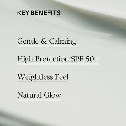 d'Alba Piedmont Italian White Truffle Waterfull Mild Sunscreen, Vegan Skincare, Mineral With Spf 50+ Pa++++, Non-Nano, Suitable For Sensitive Skin, Gentle And Light Finish - 50ml