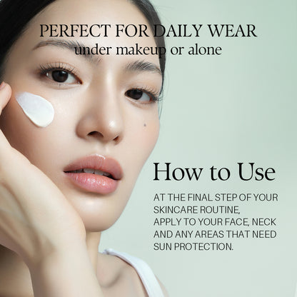 d'Alba Piedmont Italian White Truffle Waterfull Mild Sunscreen, Vegan Skincare, Mineral With Spf 50+ Pa++++, Non-Nano, Suitable For Sensitive Skin, Gentle And Light Finish - 50ml