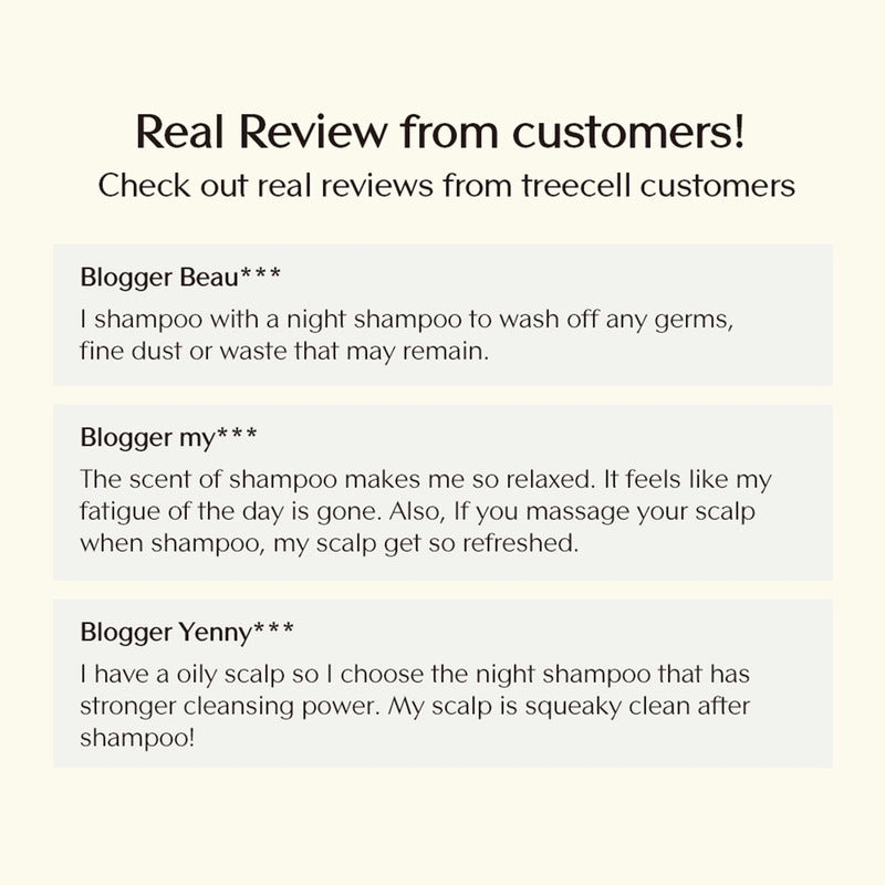 Treecell Night Collagen Shampoo Midnight Forest