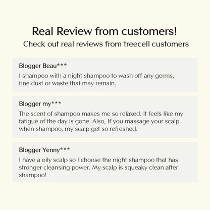 Treecell Night Collagen Shampoo Midnight Forest