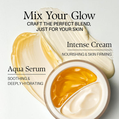 d'Alba Piedmont Italian White Truffle Double Serum & Cream, Customizable 2-In-1 Intensive Skin Care, For Elasticity And Brightness, Mild And Vegan, 70ml