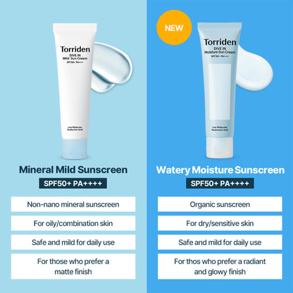 Torriden Dive In Moisture Sun Cream Spf+ Pa++++