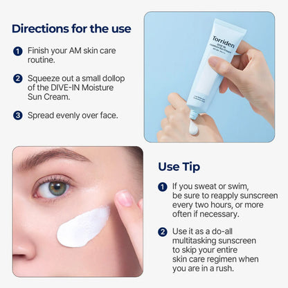 Torriden Dive In Moisture Sun Cream Spf+ Pa++++