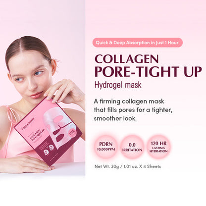 Eqqualberry - Collagen Pore-tight Up Hydrogel Mask | Eqqualberry at Broadway