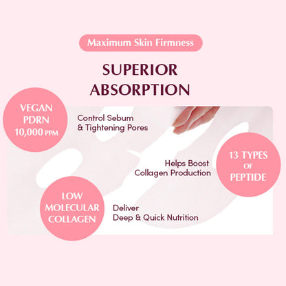 Eqqualberry - Collagen Pore-tight Up Hydrogel Mask | Eqqualberry at Broadway