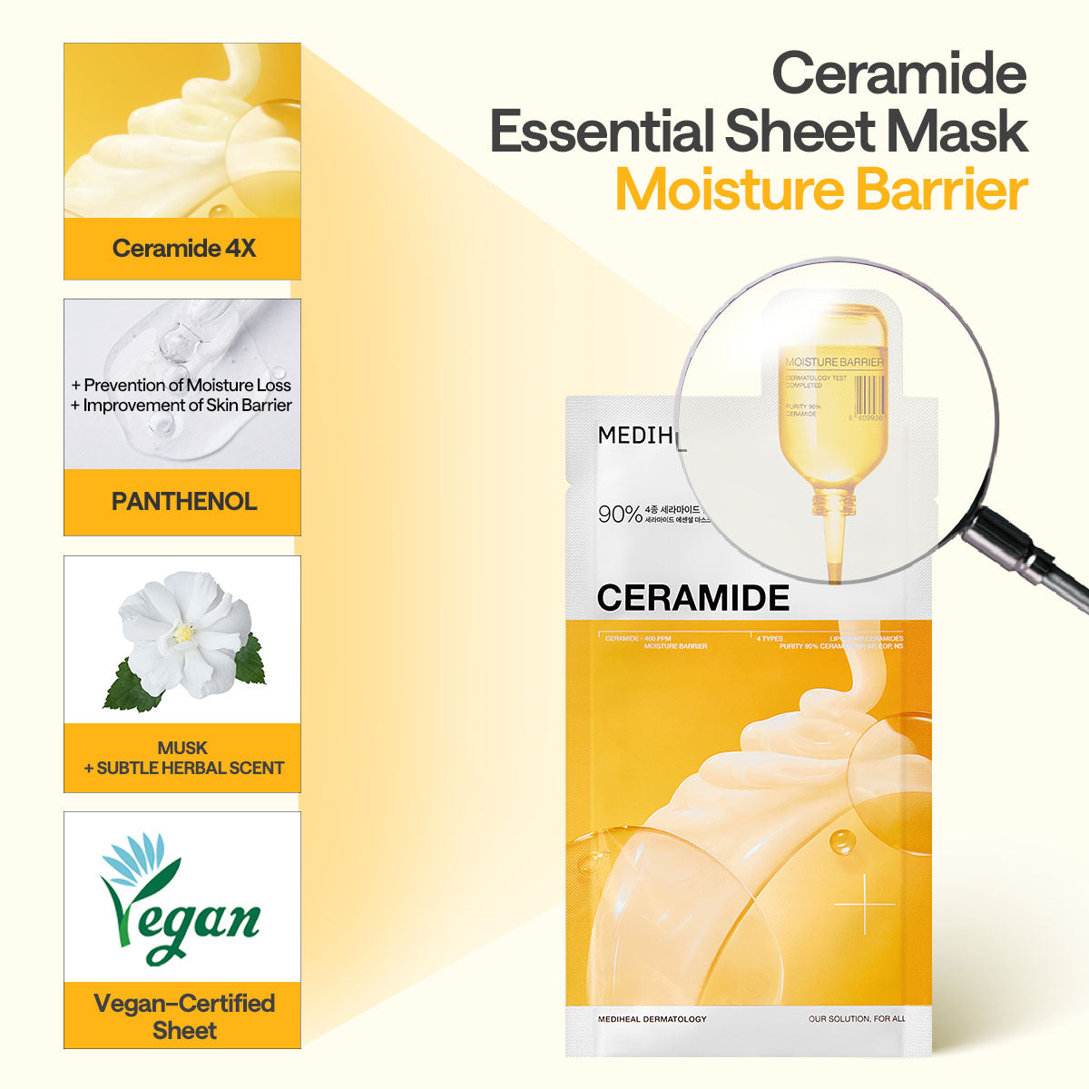 MEDIHEAL Ceramide Essential Mask Moisture Barrier