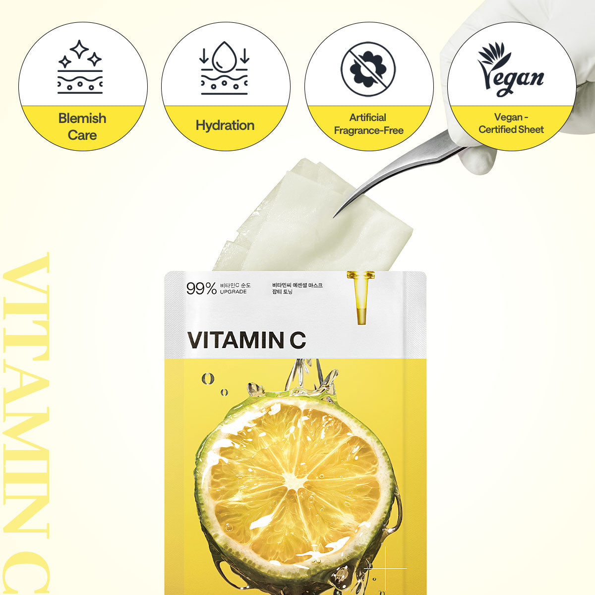 MEDIHEAL Vitamin C Essential Mask Clear Toning