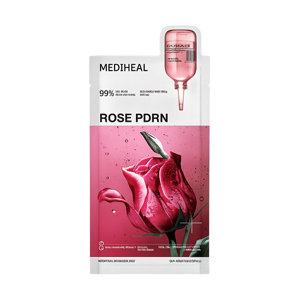 MEDIHEAL Rose PDRN Essential Mask Healthy Glow