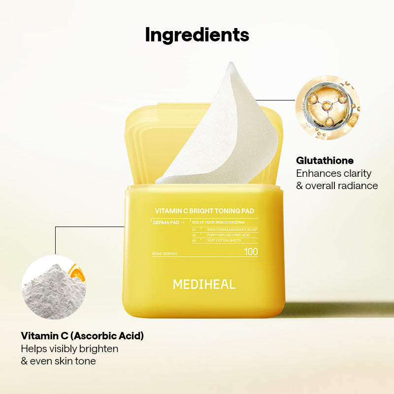 MEDIHEAL Vitamin C Bright Toning Pad