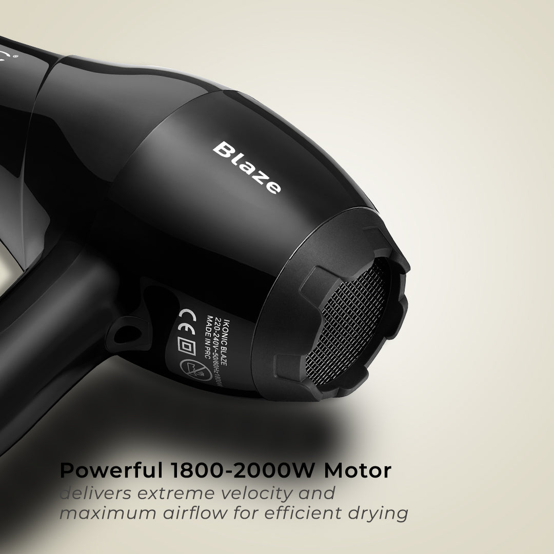 IKONIC PROFESSIONAL HAIR DRYER BLAZE - BLACK