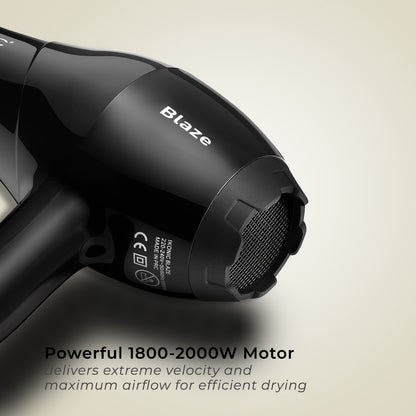 IKONIC PROFESSIONAL HAIR DRYER BLAZE - BLACK