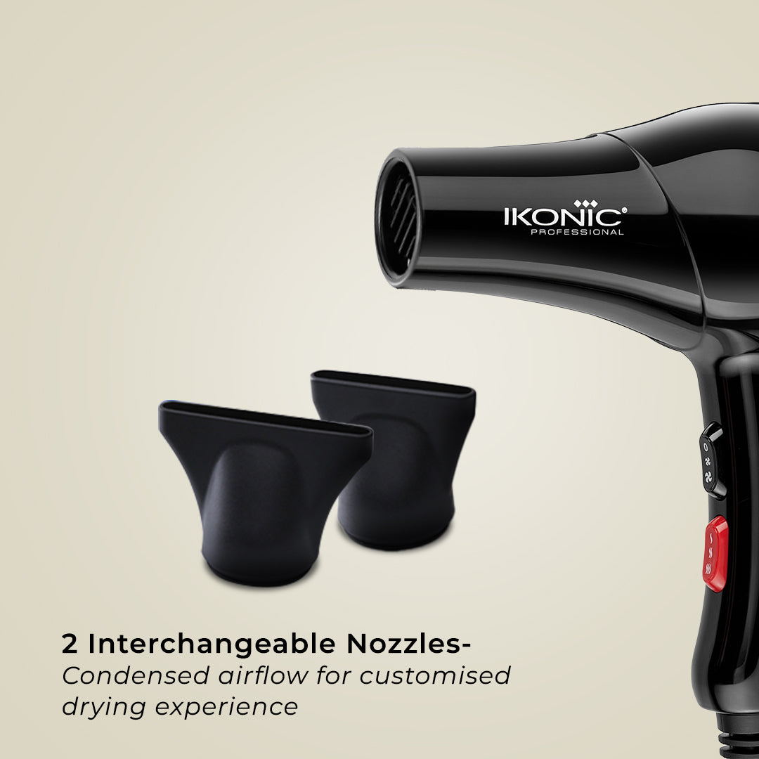 IKONIC PROFESSIONAL HAIR DRYER BLAZE - BLACK