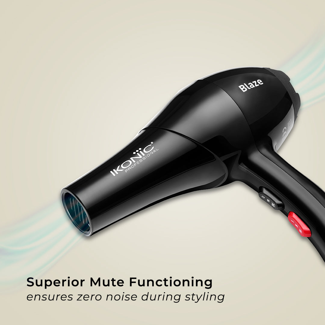 IKONIC PROFESSIONAL HAIR DRYER BLAZE - BLACK