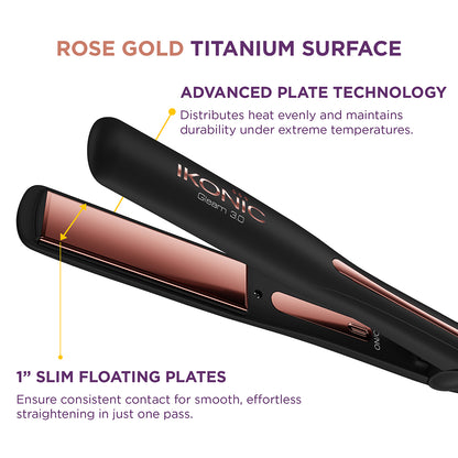 IKONIC PROFESSIONAL GLEAM 3.0 HAIR STRAIGHTENER