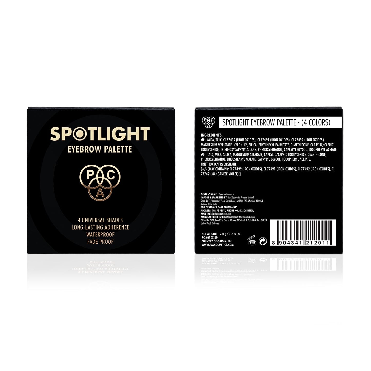 Spotlight Eyebrow Palette X4